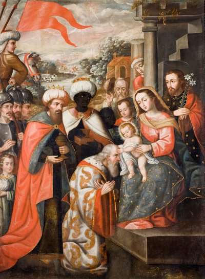 Adoration des Mages - Cuzco School